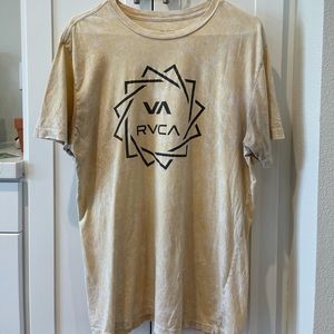 Men’s RVCA Large T-Shirt - Yellow Tie Dye
